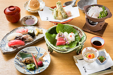 季節の懐石コース